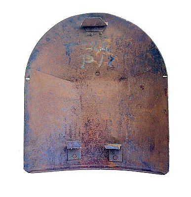 Antique Steel Fireplace Summer Cover - Circa 1880