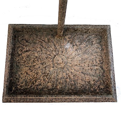 Antique Cast Iron Fireplace Tool Holder Stand