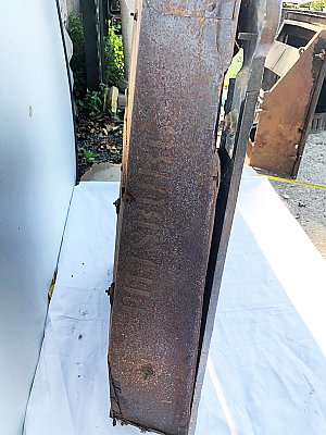 Antique American Sheet & Tin Plate Gas Fireplace Insert