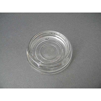 Antique Clear Glass Caster Cup - Sold Each