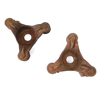 Antique Pair of Furniture Casters - Dolly