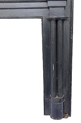 Antique Federal Style Painted Fireplace Mantel - Circa 1860