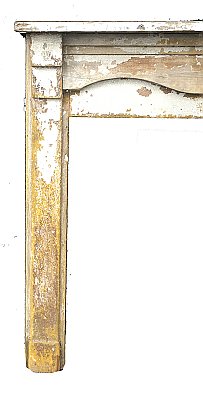 Antique Cottage Style Fireplace Mantel - Circa 1860