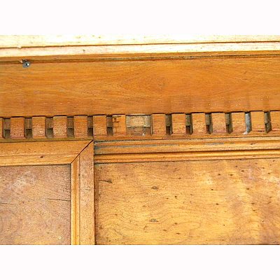 Long Antique Maple Fireplace Mantel