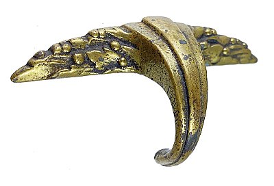 Antique Cast Brass Window Sash Finger Lift - Circa 1930