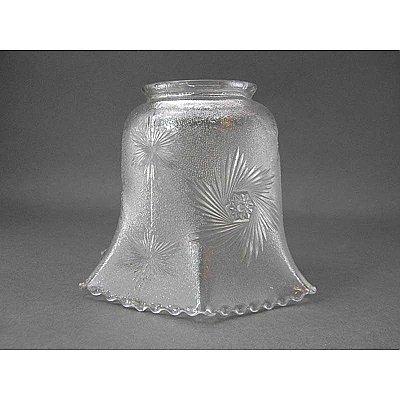 Antique Prismatic Glass Shade - 2-1/4" Fitter