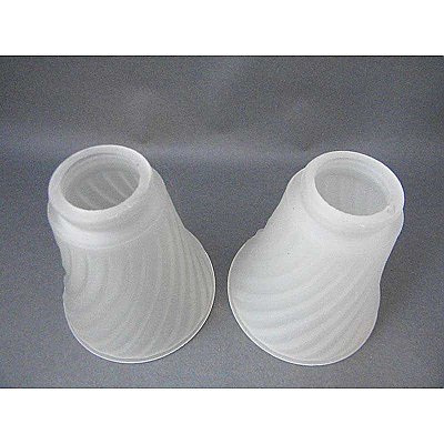 Set of 2 Antique Shades - 2-1/4" Fitter