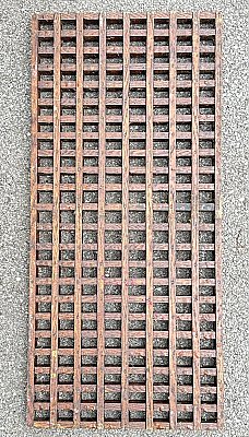 Antique Oak Heat Grate or Register - 29-3/4" x 13-3/4"