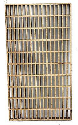 Antique 16" x 24" Wood or Oak Cold Air Return Grate - Circa 1900