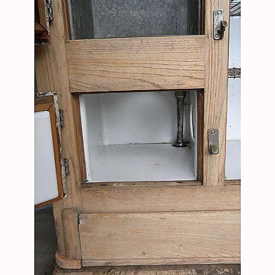 Historic Houseparts, Inc. > Antique Solid Oak Icebox, C. 1920