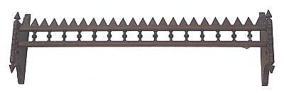 Antique Eastlake Walnut Window Curtain Rod Holder and Valance - Circa 1880