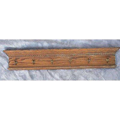 Repurposed Antique Door Header Coat Hook