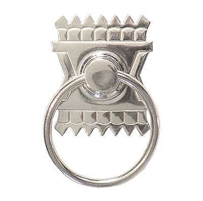 Eastlake Ring Pull, Polished Nickel