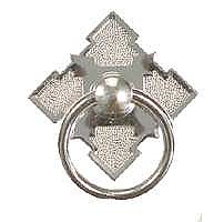 Eastlake Ring Pull, Polished Nickel