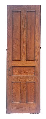 Antique Oak Five Panel Interior Door