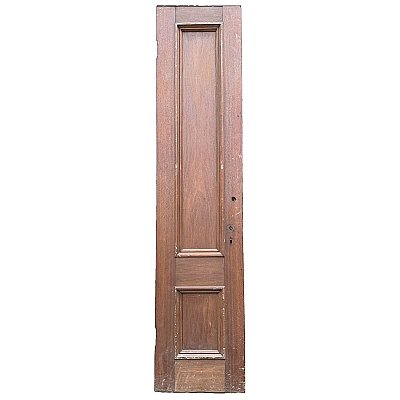 Antique 20” x 88-5/8” Gumwood 2-Panel Interior Door - Circa 1920