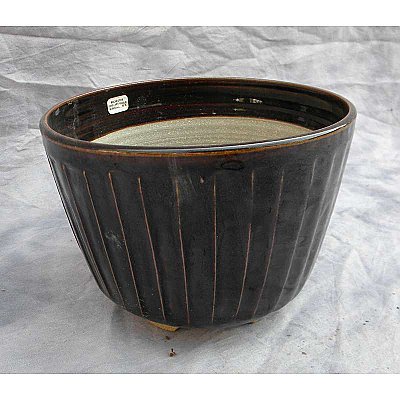 Vintage Brown Pottery Planter