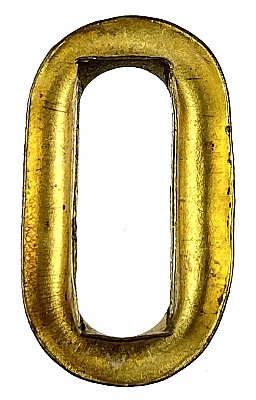 Antique Wrought Brass Keyhole Insert - Circa 1890