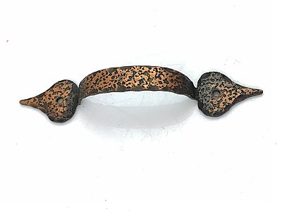 Antique 1950's Amerock Hammered Copper Kitchen Cabinet Pulls