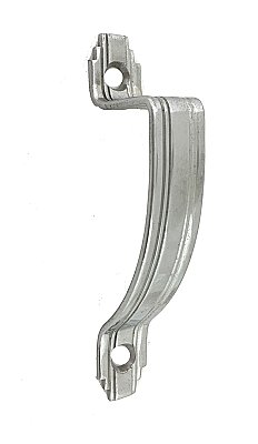Antique Art Deco Chrome Cabinet Door Drawer Pull - One Available
