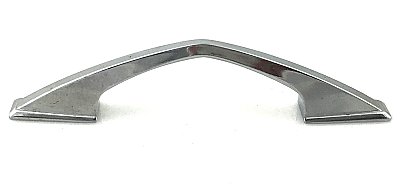 Antique Chrome Mid-Century Cabinet Door Drawer Pull - One Available
