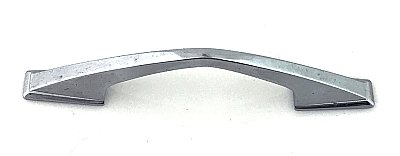 Antique Chrome Mid-Century Cabinet Door Drawer Pull - One Available