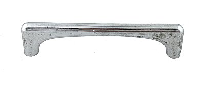 Antique Chrome Mid-Century Cabinet Door Drawer Pull - One Available