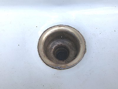 Antique Kohler Cast Iron Apron Front Enameled Farmhouse Kitchen Sink - Circa 1940
