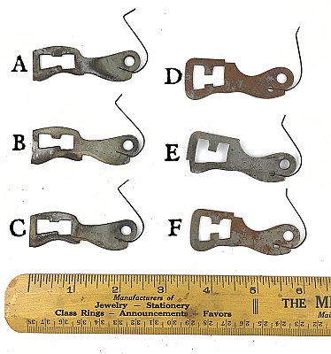 Russell & Erwin Antique Mortise Lock Parts - Tumblers