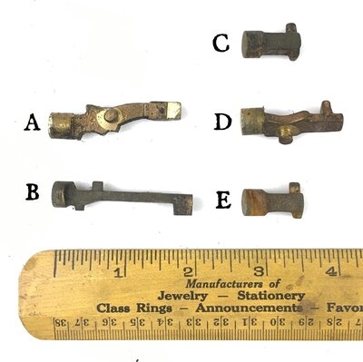Sargent & Co. Antique Mortise Lock Parts - Plungers