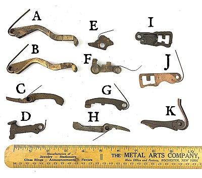 Yale & Towne Antique Mortise Lock Parts - Tumblers