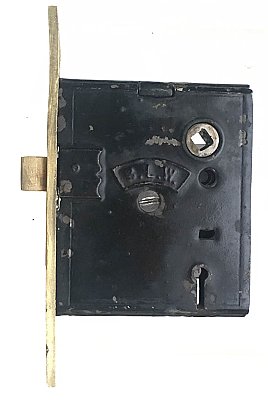 Antique Interior Mortise Door Lock by Branford Lock Works - Circa 1881
