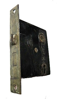 Penn Rim Lock Historic Houseparts, Inc. > Antique Interior Mortise Door Lock and Key ...