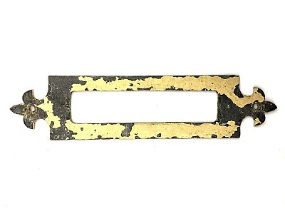 Antique Cast Iron Mail or Letter Slot Backplate
