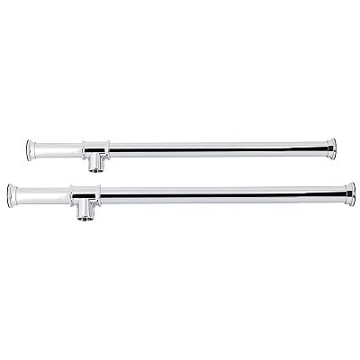Kingston Brass Console Sink Leg Support - Polished Chrome
