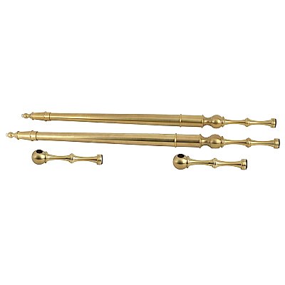 Kingston Brass Edwardian Console Sink Leg Support - Brushed Brass