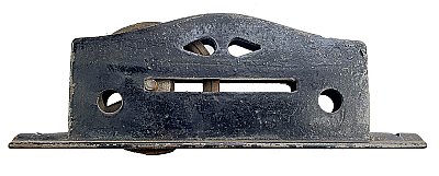 Antique Cast Iron "Hatfield" Sliding or Pocket Door Hanger or Sheave by Russell & Erwin - Circa 1864