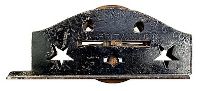 Antique Cast Iron "Hatfield" Sliding or Pocket Door Hanger or Sheave by Russell & Erwin - Circa 1880