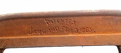 Antique Pocket or Sliding Barn Door Hanger Roller - Circa 1883