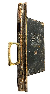 Antique Corbin Astragal Faced Pocket Door Mortise