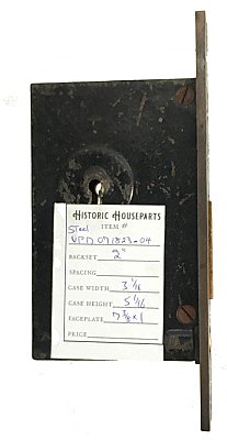 Antique Cast Iron and Bronze Pocket Door Lock - Circa 1880