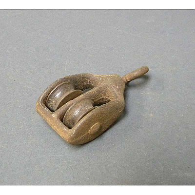 Antique Double Pulley