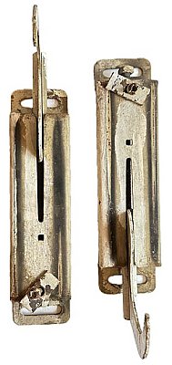 Antique Steel Adjustable Radiator Wall Brackets - Circa 1930