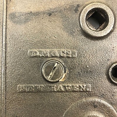 Antique Davenport & Mallory Rim Lock with Keeper - Circa 1864