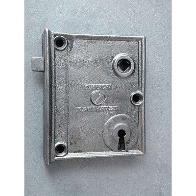 Antique Davenport & Mallory Rim Lock with Keeper - Circa 1864