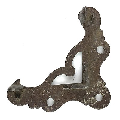 Antique Victorian Single Screen Window or Door Corner Bracket - Circa 1886