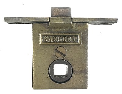 Antique Storm Door Mortise Latch by Sargent & Co. - Circa 1920