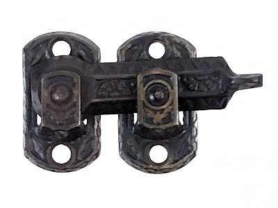 Antique Cast Iron Interior Window Shutter or Blind Latch - Circa 1880