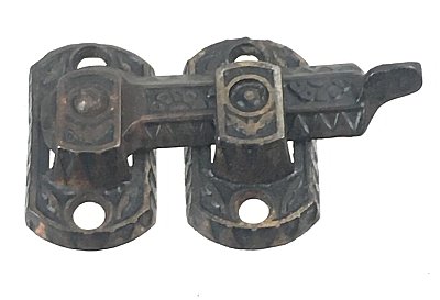 Antique Cast Iron Interior Window Shutter or Blind Latch - Circa 1880