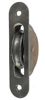 Antique Window Sash Balance Axle Pulley - Circa 1900